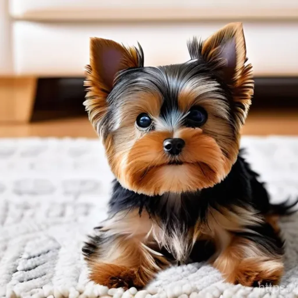 요크셔 테리어 성격 및 행동 - **Prompt 1: Curious Explorer Yorkie**
    "A adorable, fluffy Yorkshire Terrier with bright, sparkli...