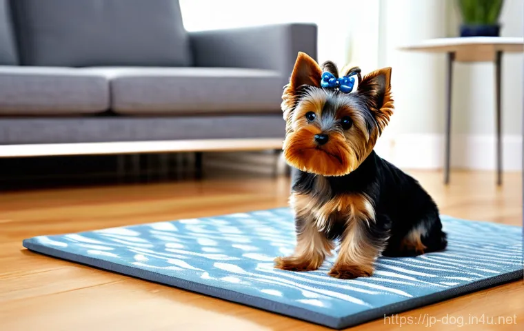 요크셔 테리어 성격 및 행동 - **Prompt 2: Affectionate Yorkie Cuddle**
    "A beautiful Yorkshire Terrier, with its characteristic...